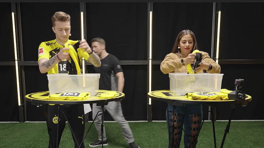Schlag den Star: Sarah Lombardi im Duell mit Marco Reus