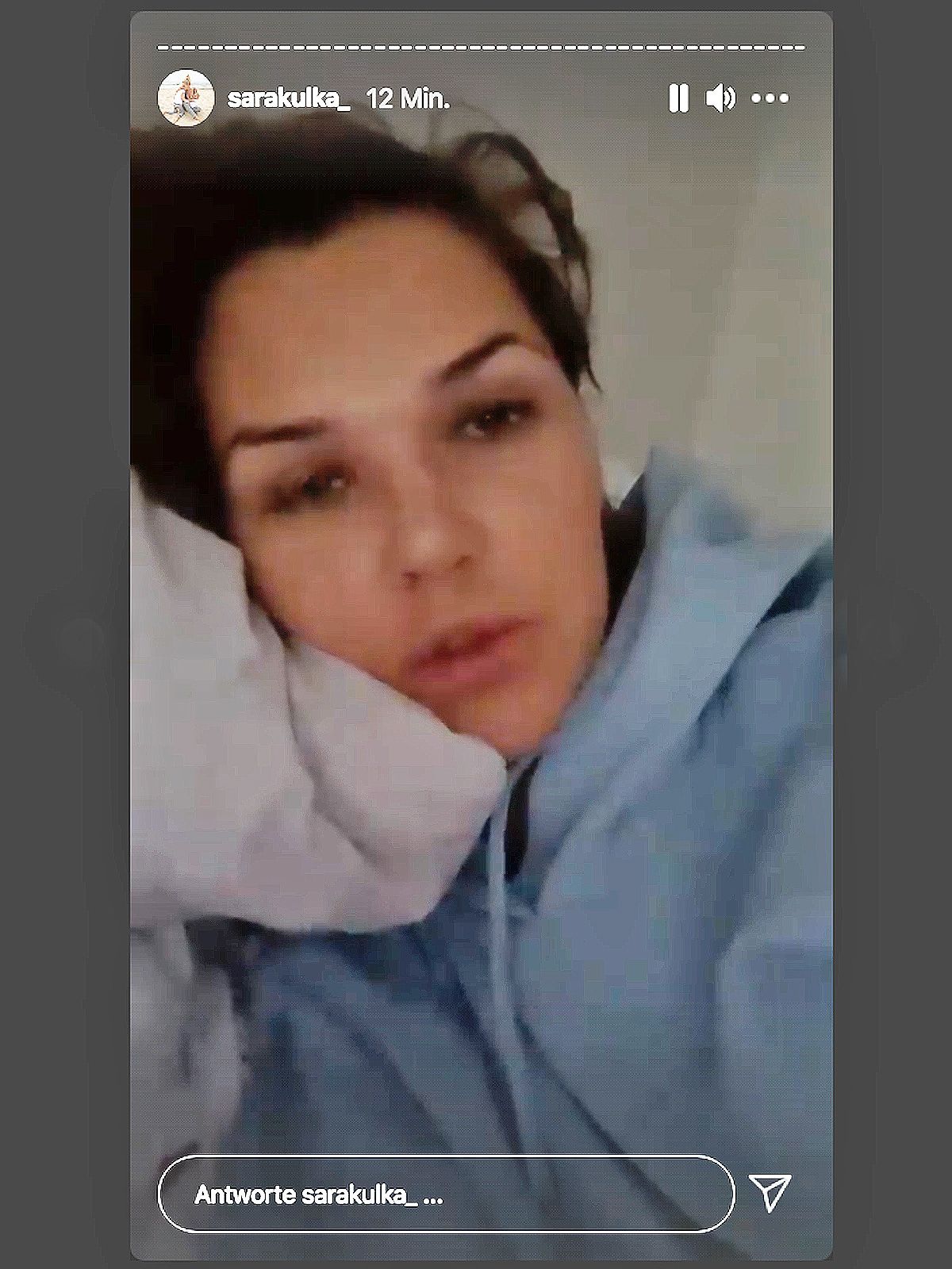 Sara Kulka war im Krankenhaus - und ist jetzt stinksauer