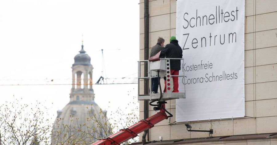 Das Bilderberg Bellevue Hotel in Dresden wird zur Teststation.