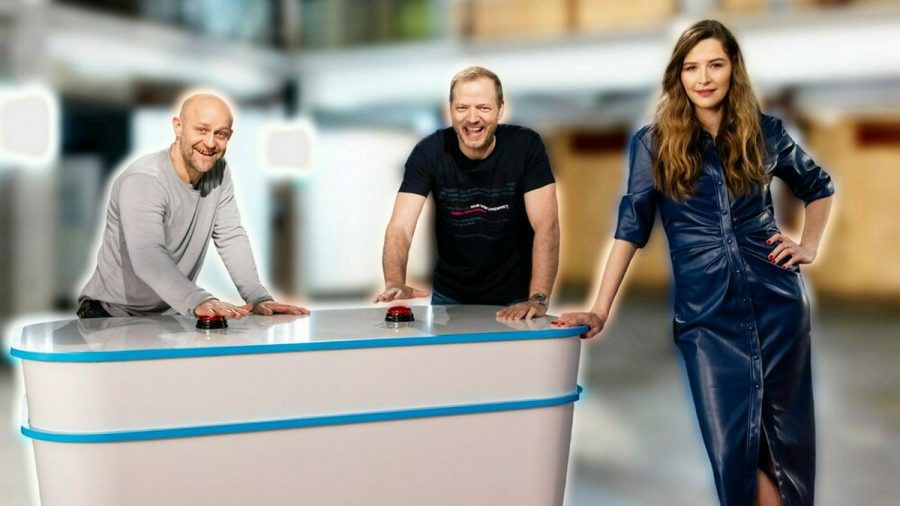 Von links: Jürgen Vogel, Mario Barth und Katrin Bauerfeind (mia/spot)