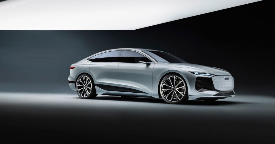 Fließende Formen: Mit der Studie A6 E-Tron Concept will Audi einen Vorgeschmack auf seine künftigen elektrischen Oberklassemodelle geben.