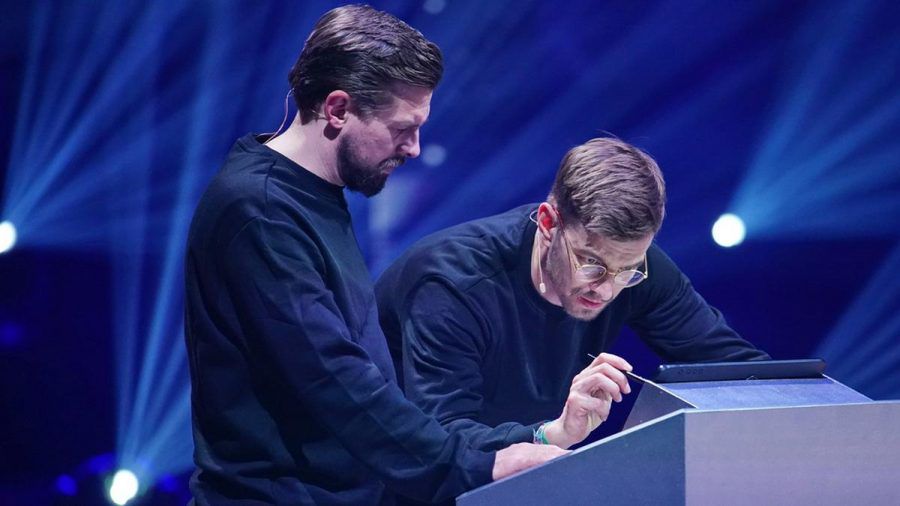 Joko Winterscheidt und Klaas Heufer-Umlauf (l.) konnten die finale Aufgabe nicht lösen (wue/spot)