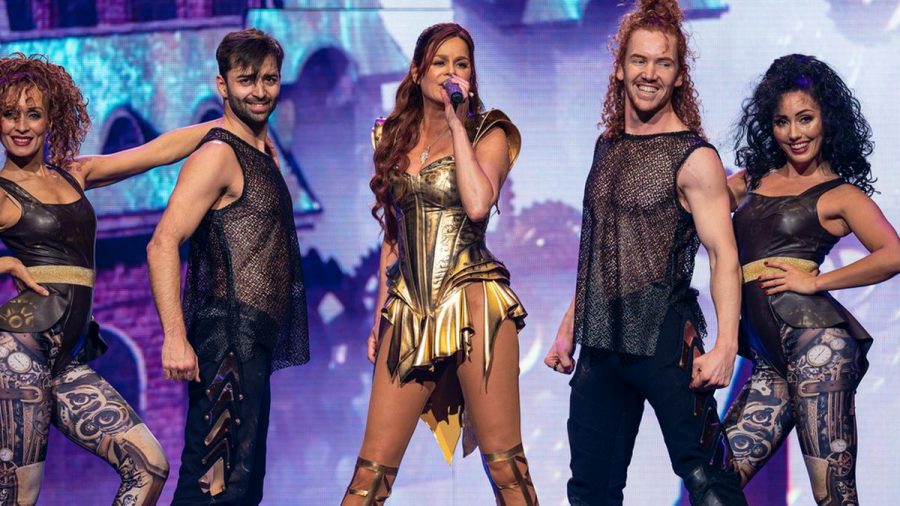 Andrea Berg während eines Auftritts bei ihrer "Mosaik"-Tour. (eee/spot)