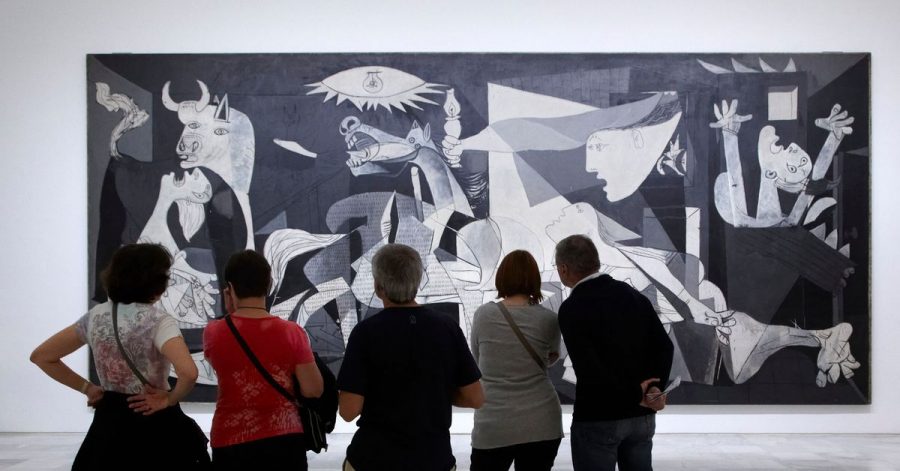 «Guernica» ist eines der bekanntesten Gemälde Picassos - zu sehen ist es im Nationalmuseum Reina Sofía in Madrid.