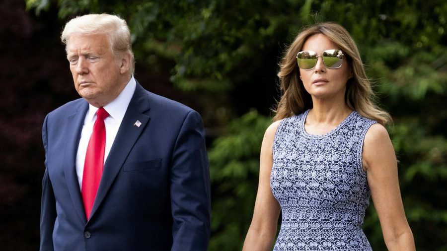 Donald und Melania Trump bei einem gemeinsamen Auftritt (hub/spot)