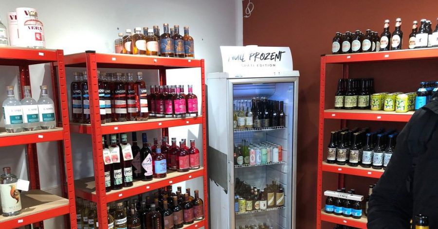 Blick in den «Null Prozent Späti» in Berlin-Kreuzberg.
