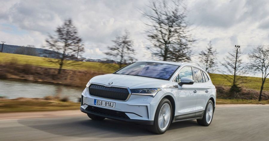 Neues Elektroauto von Skoda: Der Enyaq kommt je nach Ausführung mit einer Akkufüllung bis zu 520 Kilometer weit.