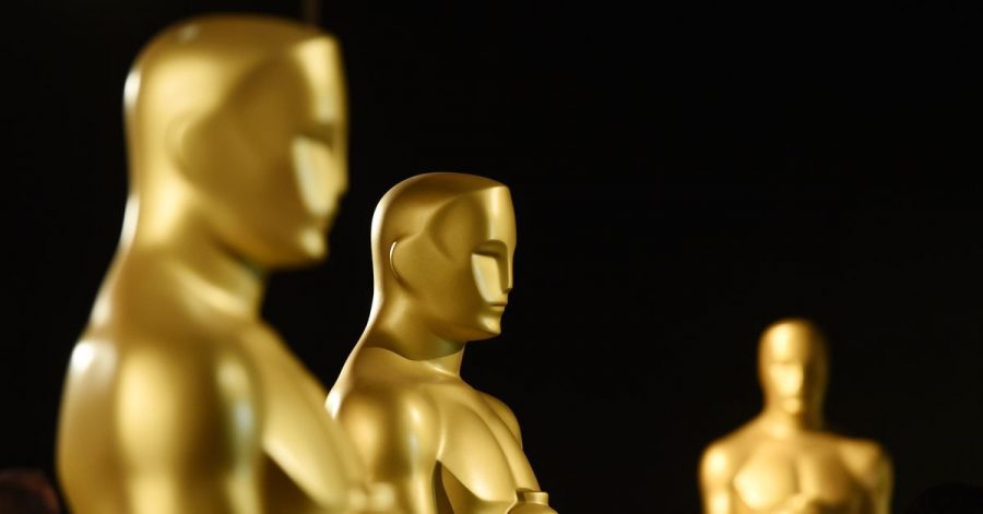 Oscar-Statuen stehen bereit.