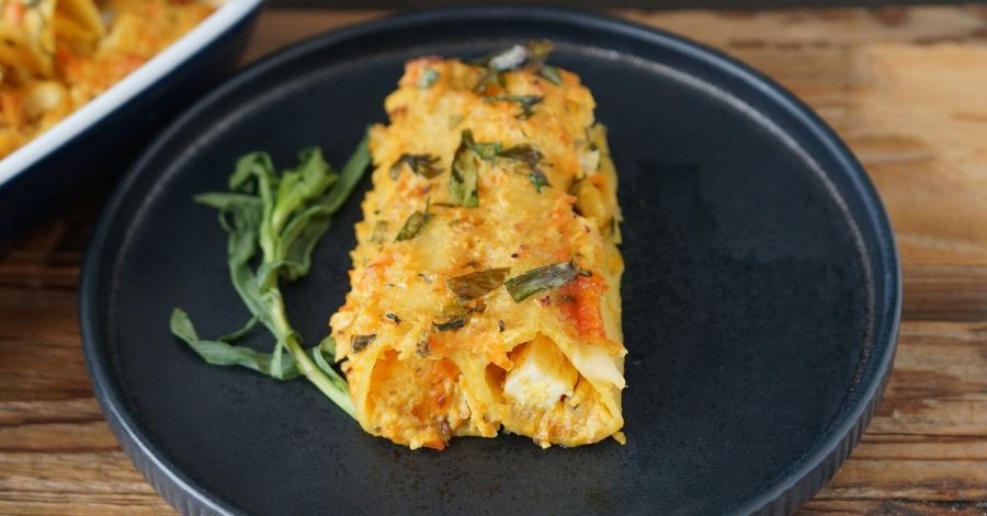 Mit Estragon gewürzt: Das Kraut gibt den mit Gemüse gefüllten Cannelloni die besondere Note.