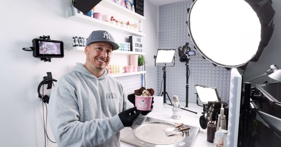 Gil Grobe, Youtuber, erreicht mit seinen kalten Kreationen ein Millionen-Publikum in aller Welt - vor allem in Asien und den USA.