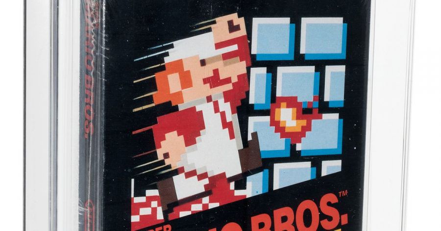 Ein original verpacktes «Super Mario Bros.»-Computerspiel aus dem Jahr 1985.