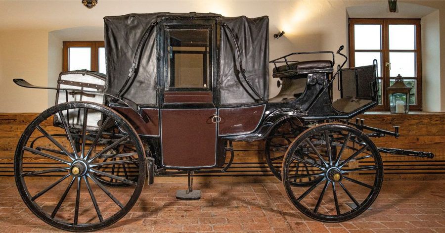 Die «Sissi-Kutsche», ein Landauer um 1900.