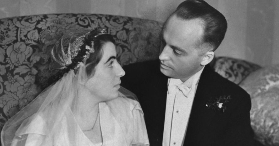 Ein Hochzeitsfoto von Erna und Helmut (undatierte Aufnahme von 1932).