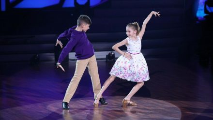 Jona und Tizio in "Let's Dance - Kids". (wue/spot)