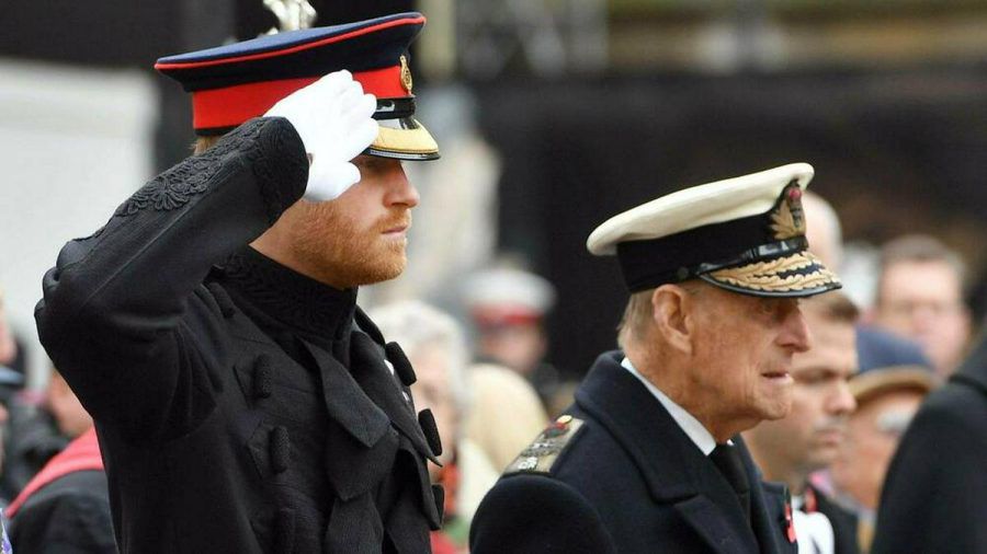 Prinz Harry (l.) und Prinz Philip im Jahr 2016 (wue/spot)