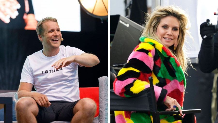 Oliver Pocher macht sich hier so richtig lustig über Heidi Klum