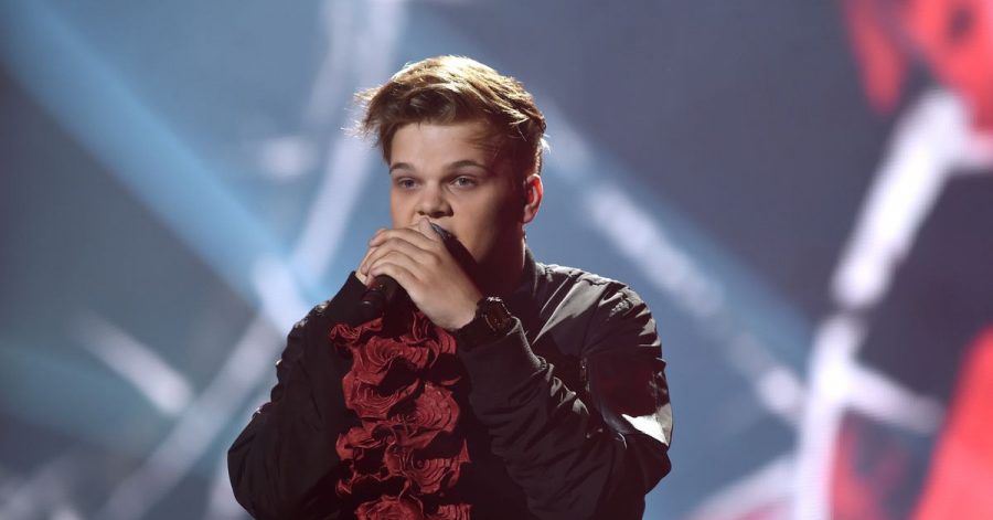 Sierra Kidd (Niedersachsen) tritt am 20.09.2014 beim zehnten Bundesvision Song Contest 2014 in Göttingen (Niedersachsen) auf. (Archivbild)