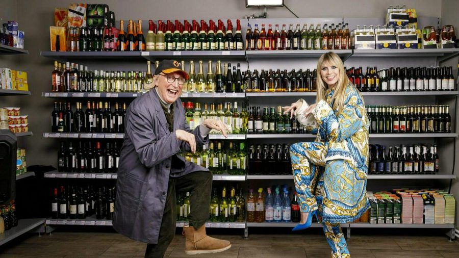 Otto Waalkes und Heidi Klum bei "Germany's next Topmodel" (elm/spot)