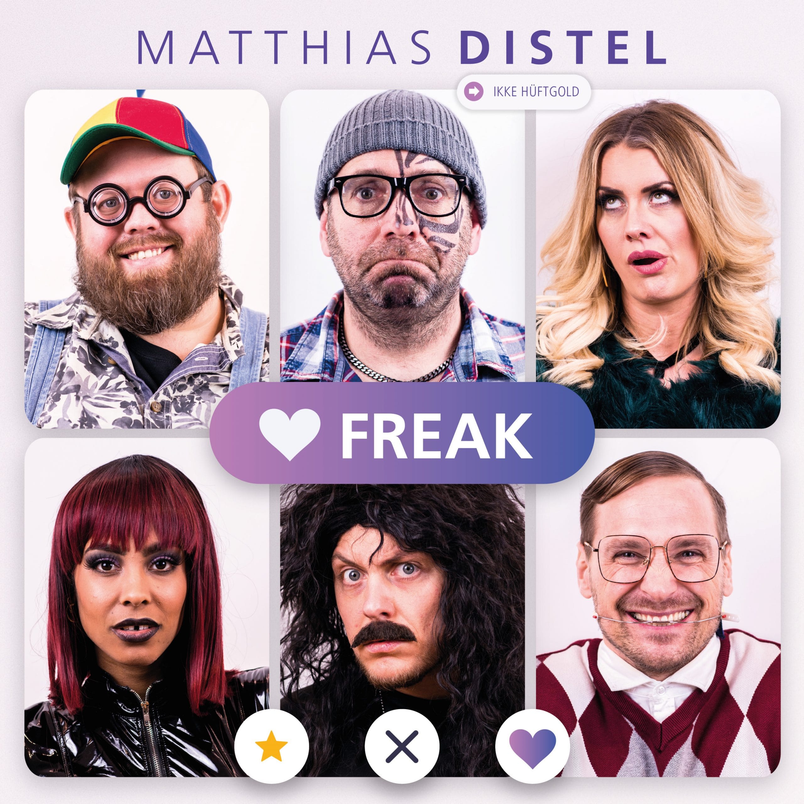 Hot or not? Ikke Hüftgold versucht sich jetzt als Matthias Distel