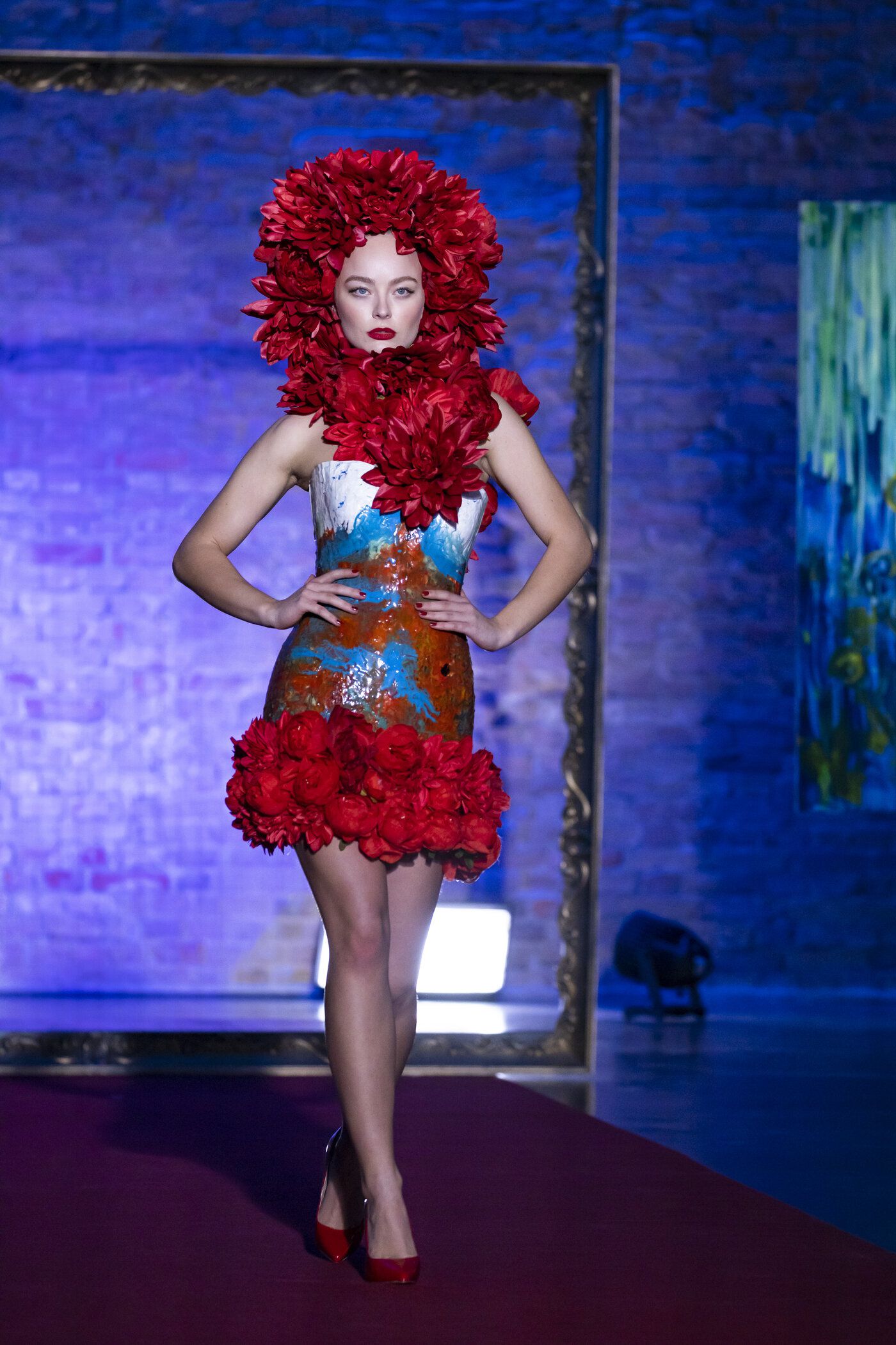 GNTM 2021: Die Nachwuchsmodels werden zu lebendigen Kunstwerken