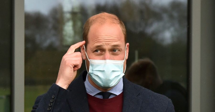 Der britische Prinz William bei seinem Besuchs im Aston Villa High Performance Centre.