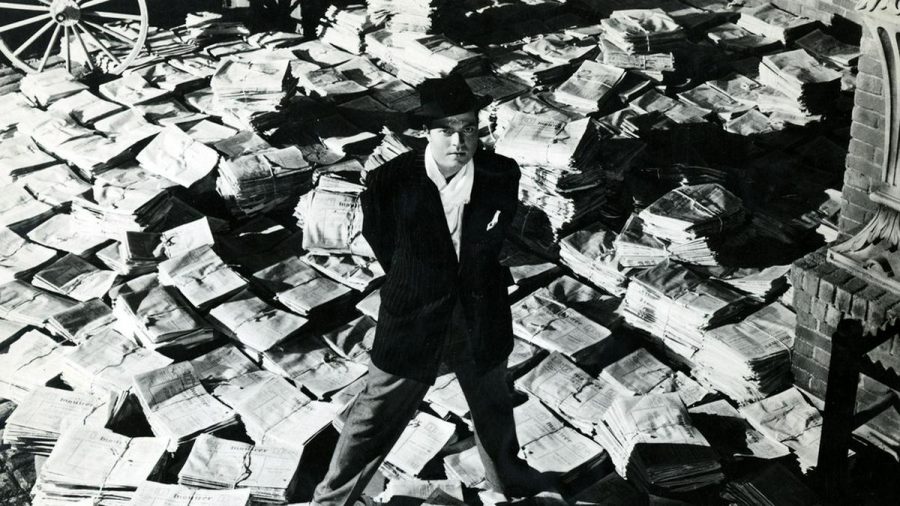 Orson Welles als Zeitungsmogul Charles Foster Kane in "Citizen Kane" (stk/spot)