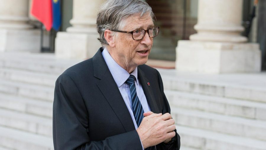 Bill Gates im Jahr 2018 in Frankreich (wue/spot)