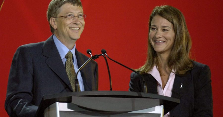 Bill (l) und Melinda Gates geben die Scheidung bekannt.