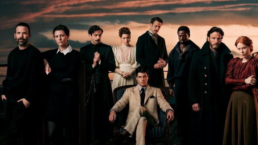 "1899" (v.l.): Baran bo Odar, Jantje Friese, José Pimentão, Mathilde Ollivier, Miguel Bernardeau, Jonas Bloquet, Yann Gael, Andreas Pietschmann, Emily Beecham und viele mehr (ili/spot)