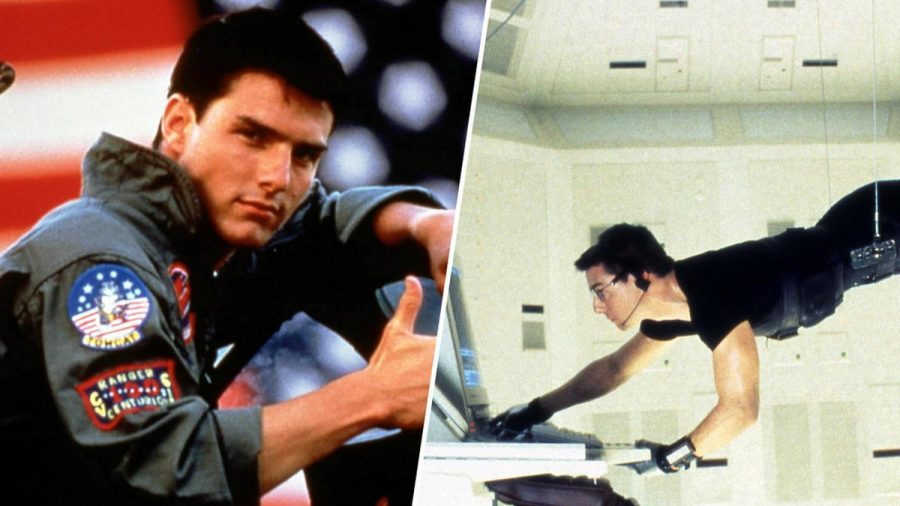 In "Top Gun" (l.) spielt Tom Cruise einen Kampfpilotenschüler, in "Mission: Impossible" einen Geheimagenten. (wag/spot)