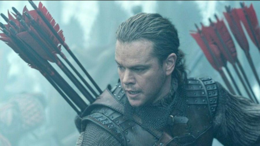 "The Great Wall": William Garin (Matt Damon) ist einer der letzten Überlebenden seiner Truppe (cg/spot)