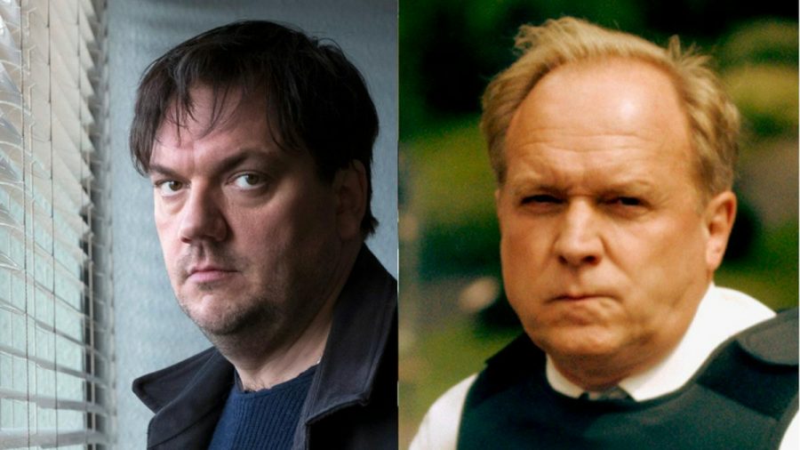 Charly Hübner als Kommissar Bukow im "Polizeiruf 110: Kindeswohl" (l.) und Ulrich Tukur als Kommissar Murot im "Tatort: Im Schmerz geboren". (dr/spot)