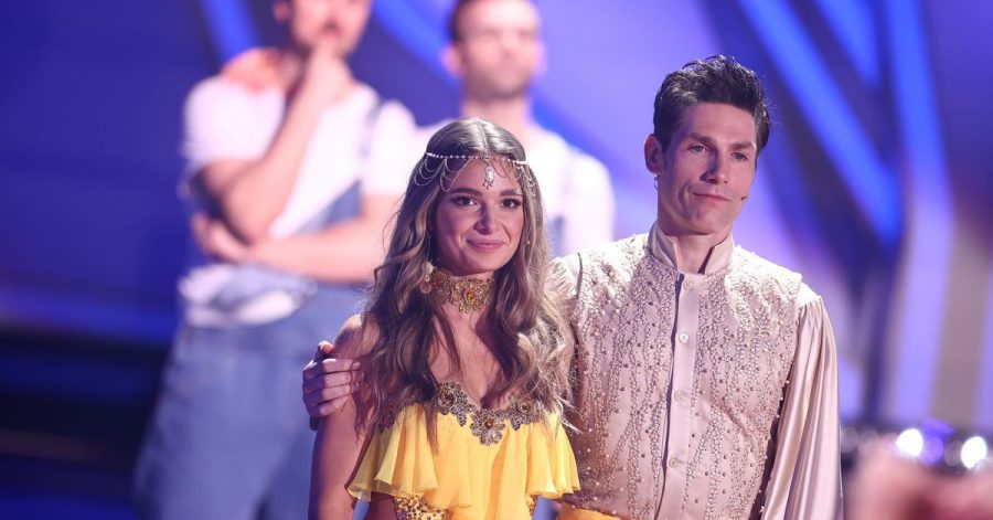 Es hat nicht ganz gereicht: Lola Weippert und ihr Tanzpartner Christian Polanc sind enttäuscht.