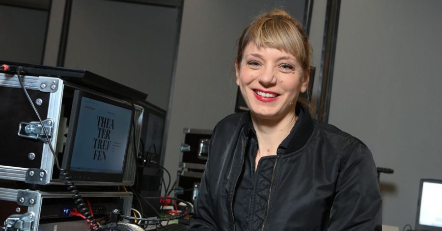 Yvonne Büdenhölzer, Leiterin des Theatertreffens, im Haus der Kulturen der Welt in Berlin.