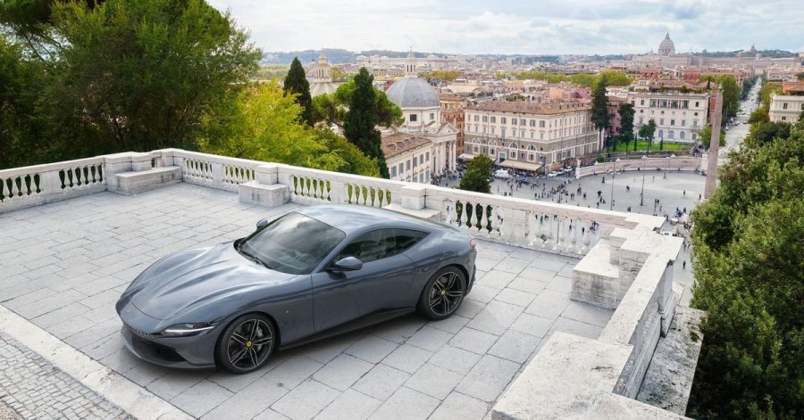 Typisch italienisch: Der Ferrari Roma soll technischen Fortschritt und den Sinn fürs Schöne vereinen.