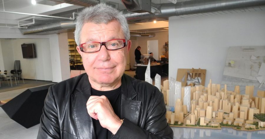 Architekt Daniel Libeskind in seinem New Yorker Studio.