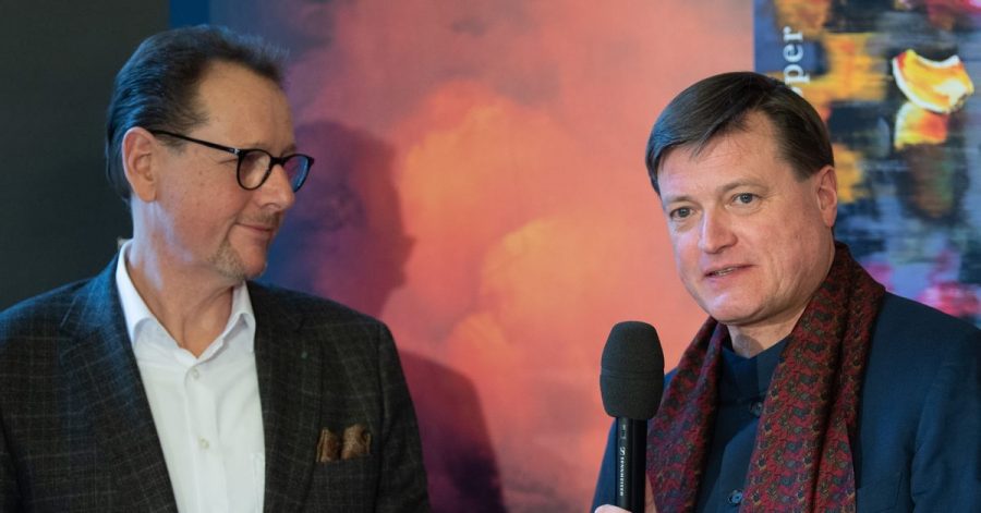 Chefdirigent Christian Thielemann (r), und Intendant Peter Theiler 2020 in Dresden.
