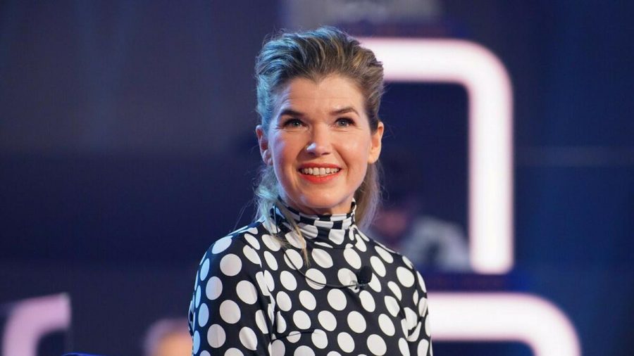 Anke Engelke saß bereits zum achten Mal gegenüber von Günther Jauch (stk/spot)