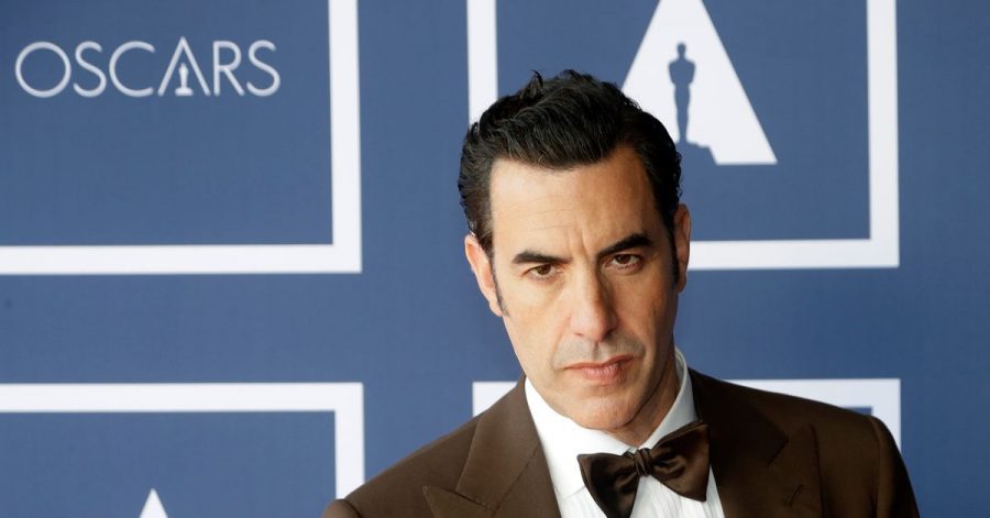 Schauspieler Sacha Baron Cohen bei der Oscar-Verleihung 2021.