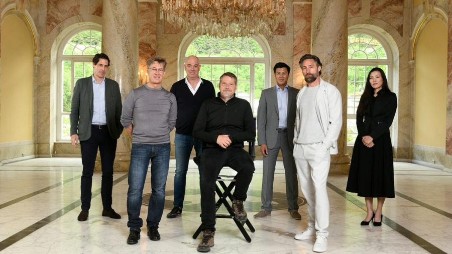 Tobias Moretti (2.v.l.) mit seinem "Das Netz"-Team. (dr/spot)
