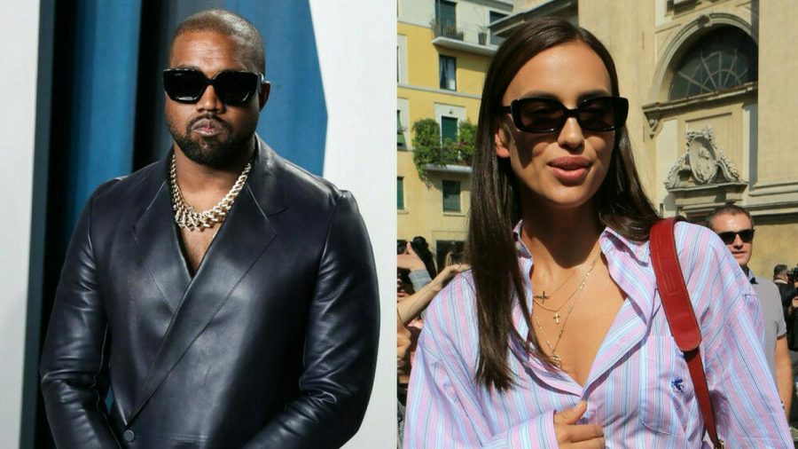 Kanye West und Irina Shayk waren zusammen in Frankreich. (aha/spot)