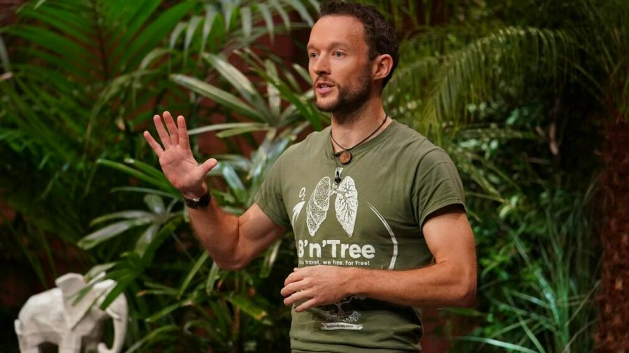Chris Kaiser stellt sein Start-up B'n'Tree vor. (jom/spot)