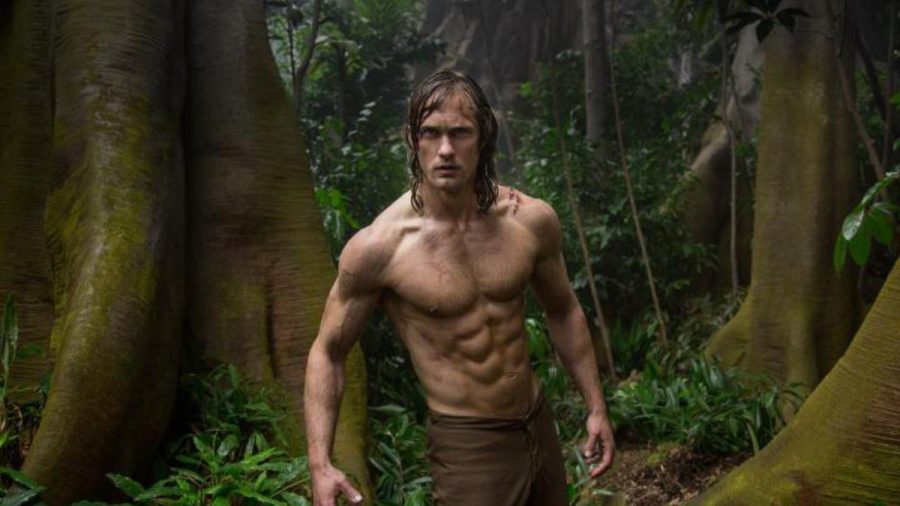 "Legend of Tarzan": Tarzan (Alexander Skarsgård) kehrt nach langer Zeit in den Urwald zurück. (cg/spot)