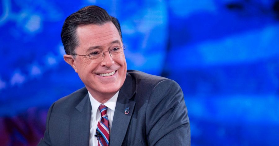 Stephen Colbert empfängt wieder Gäste im Studio.