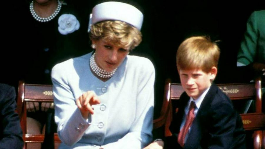 Der kleine Prinz Harry an der Seite seiner Mutter Diana im Jahr 1995. (stk/spot)