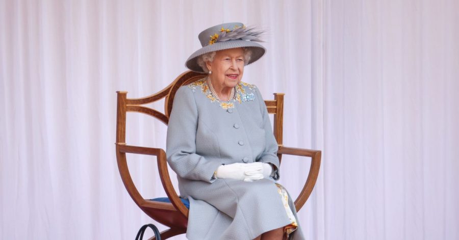 Königin Elizabeth II. von Großbritannien bei der Parade zu ihrem Geburtstag.