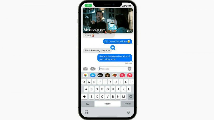 Das ist die neue "SharePlay"-Funktion von "FaceTime" (wue/spot)