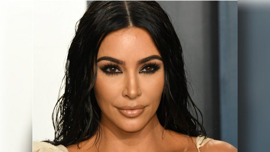 Kim Kardashian auf einer Oscar Party 2020. (nra/spot)