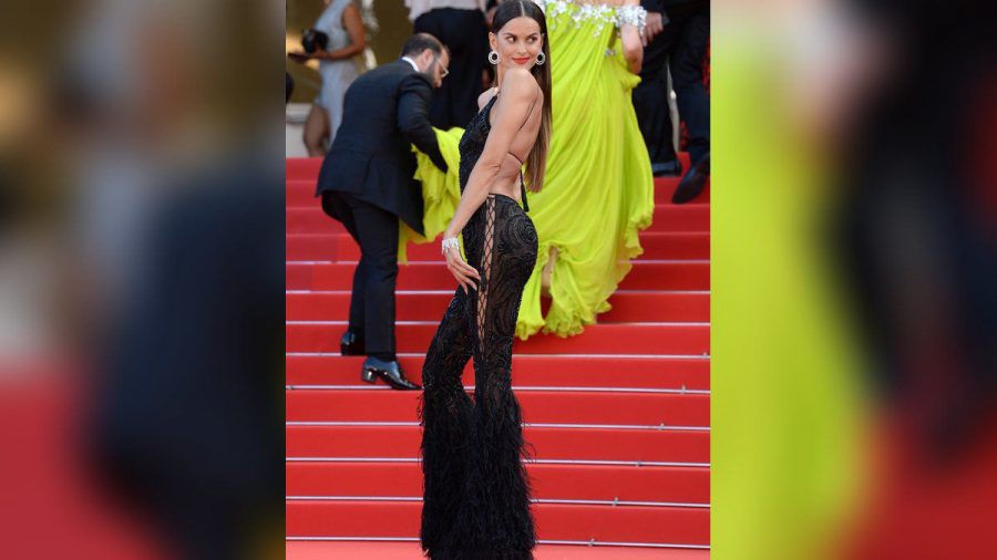 Izabel Goulart legte in Cannes einen sexy Auftritt hin. (eee/spot)
