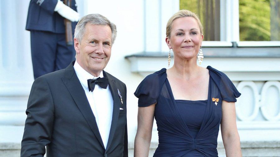 Christian und Bettina Wulff beim Staatsbankett auf Schloss Bellevue. (ili/spot)